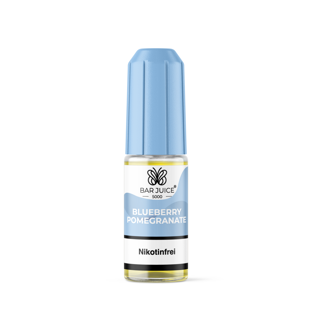 10x Bar Juice 5000 Blueberry Pomegranate Nikotinsalz Liquid 10 ml