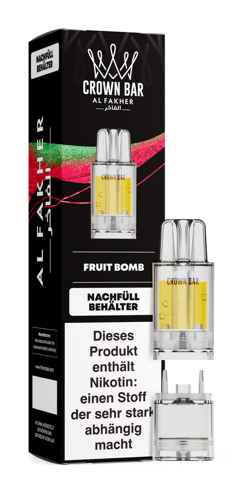 5x Al Fakher 12K PRO MAX Pod - Fruit Bomb - 20mg Nikotingehalt