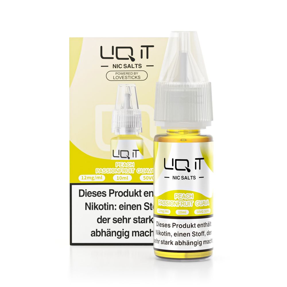 10x LIQ IT Liquid - Peach Passionfruit Guava