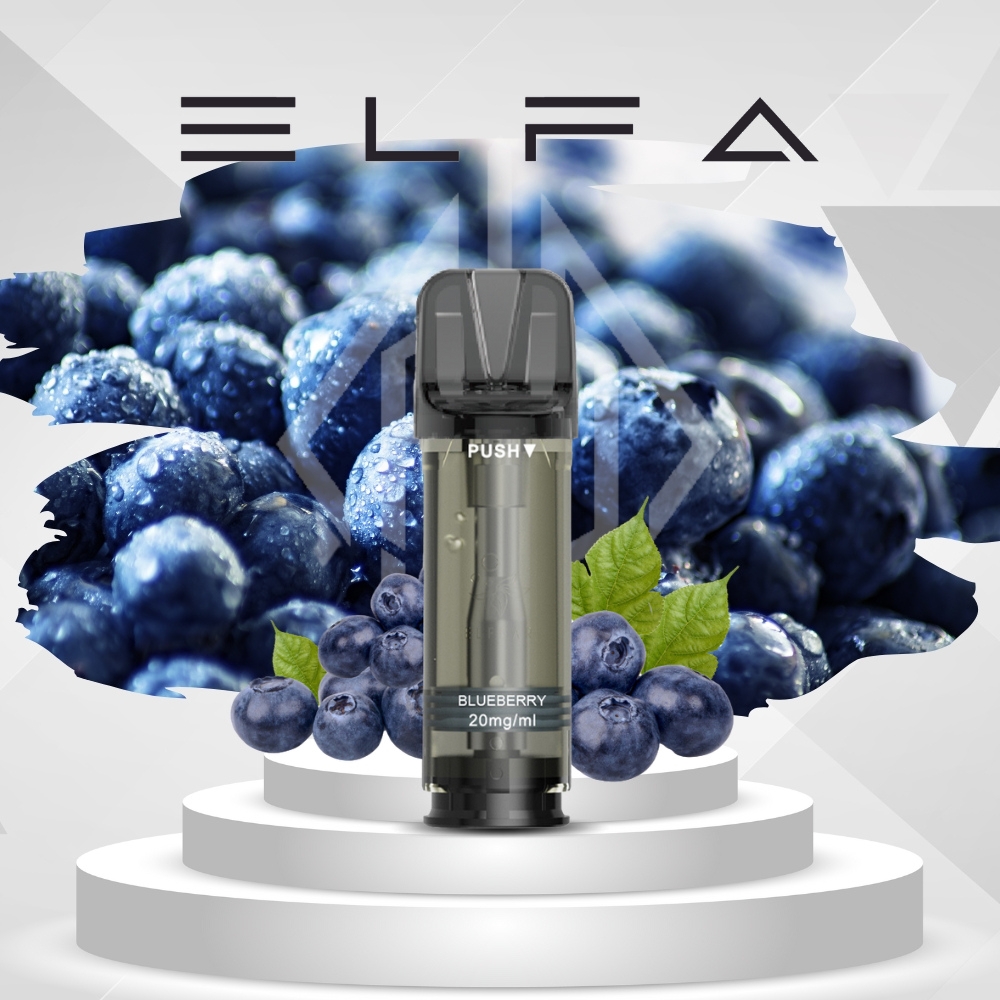 10x ELFBAR ELFA Blueberry 20mg Nikotin 2er Pack