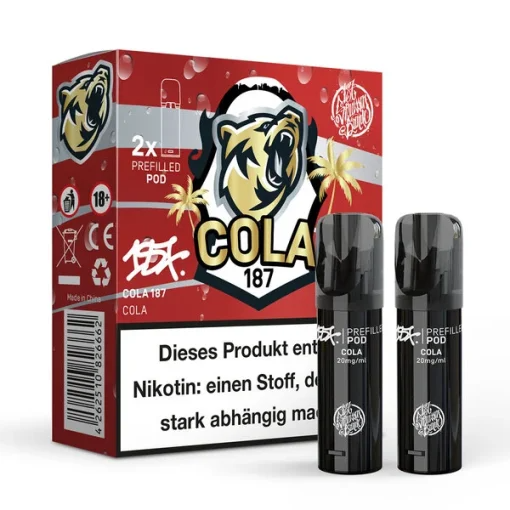 10x 187 Strassenbande - Prefilled Pods - Cola 187