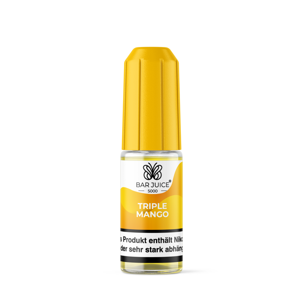 10x Bar Juice 5000 Triple Mango Nikotinsalz Liquid 10 ml