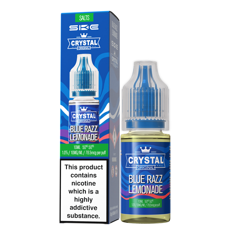 10x SKE Crystal Liquid - Blue Razz Lemonade - 10ml Nikotinsalzliquid