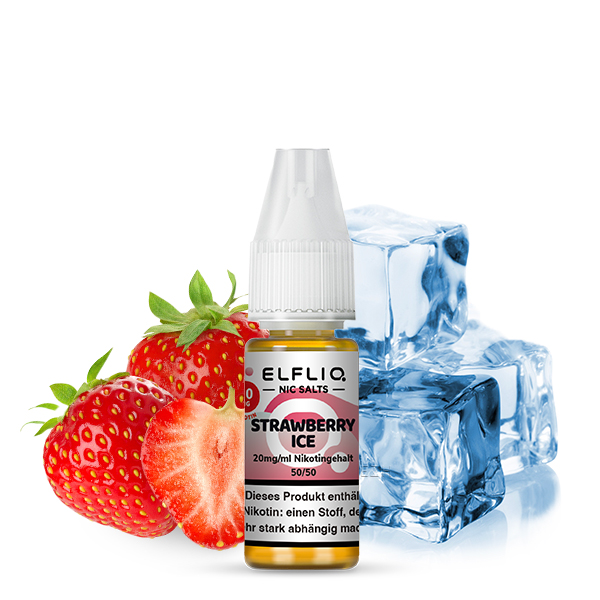 10x Liquid Strawberry Ice - Elfliq by Elf Bar