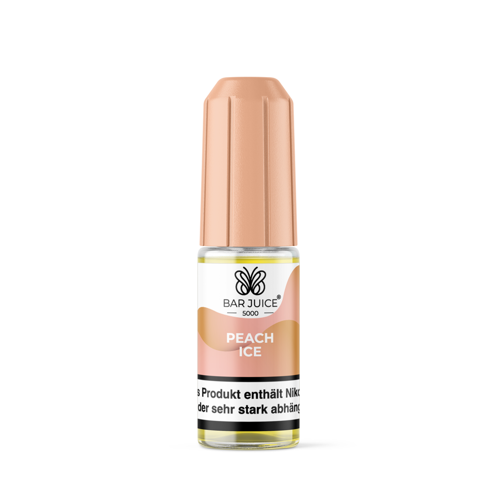 10x Bar Juice 5000 Peach Ice Nikotinsalz Liquid 10 ml