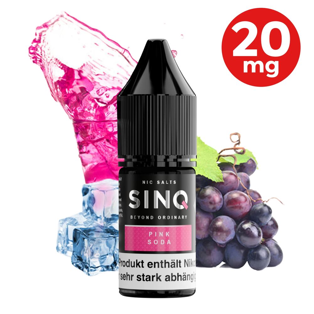 5x SINQ Liquids Pink Soda 10ml