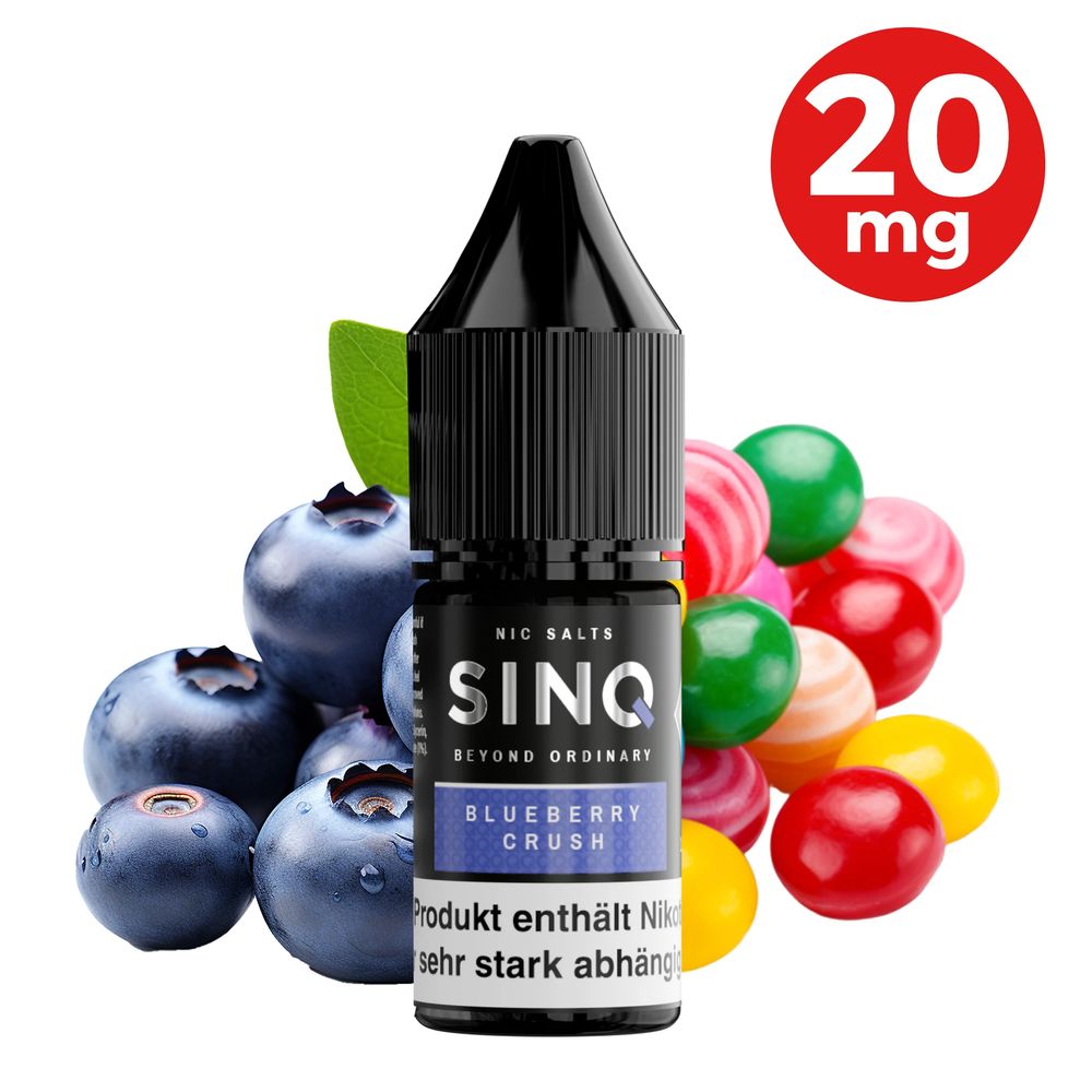 5x SINQ Liquids Blueberry Crush 10ml