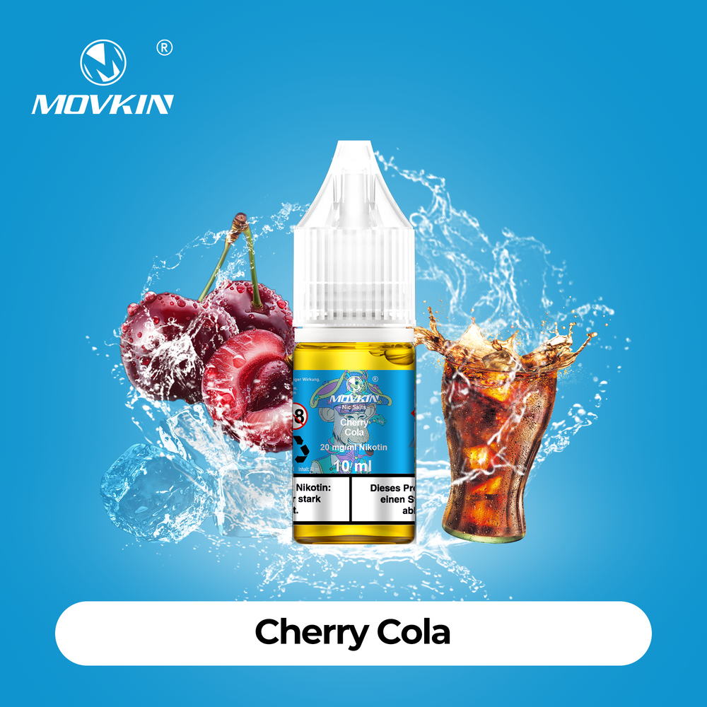 10x Movkin Liquid Cherry Cola - 10ml