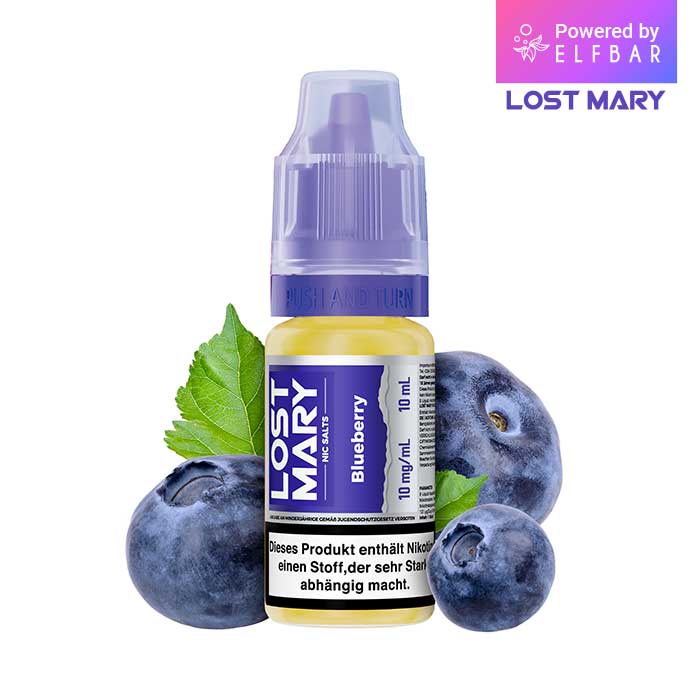 10x Elfbar Lost Mary Liquid Blueberry 10ml