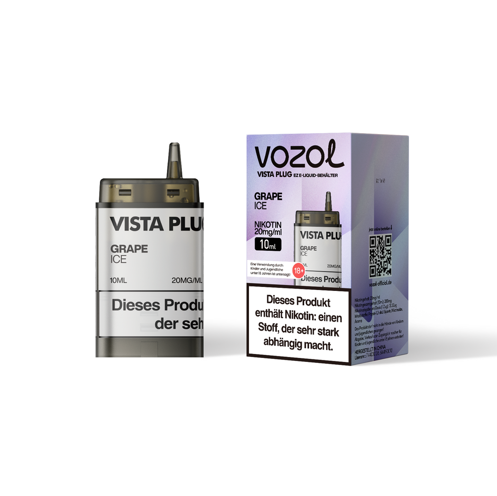 5x Vozol Vista Plug Ez Grape Ice Pod Set