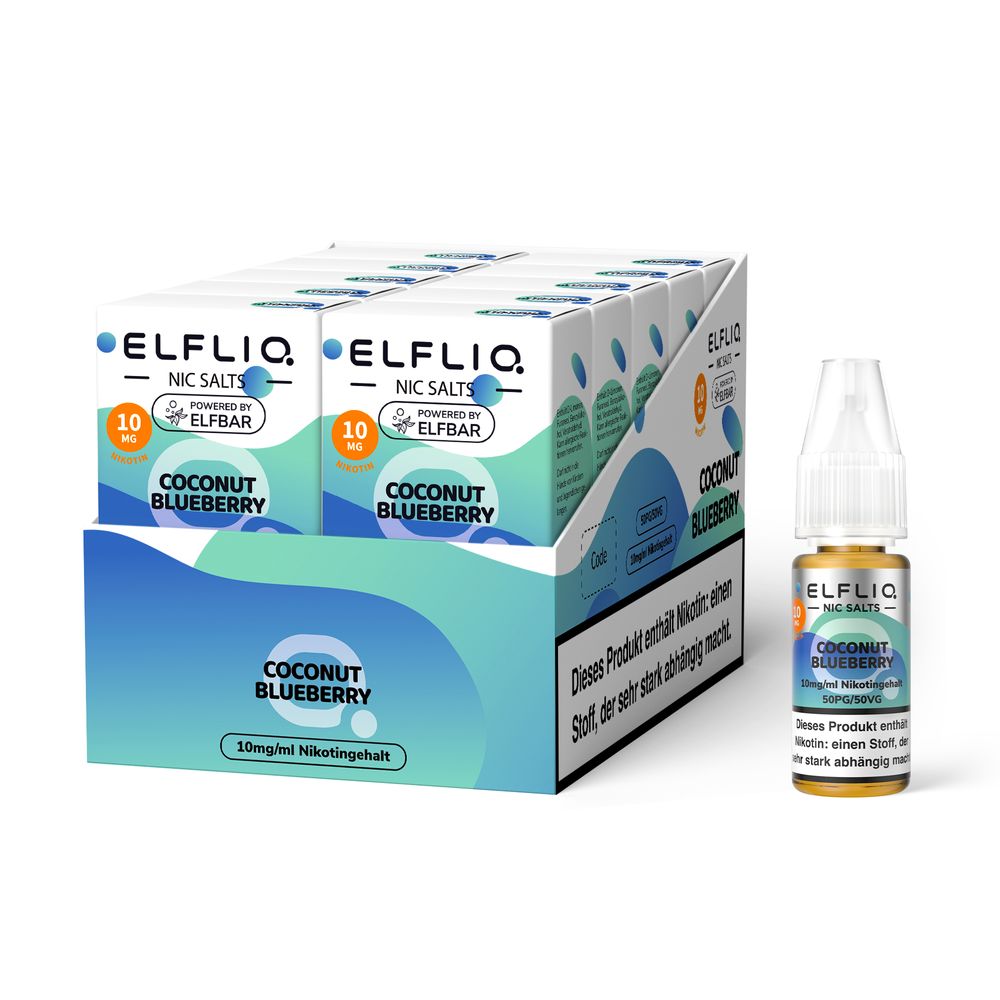 10x Liquid Coconut Blueberry - Elfliq by Elf Bar