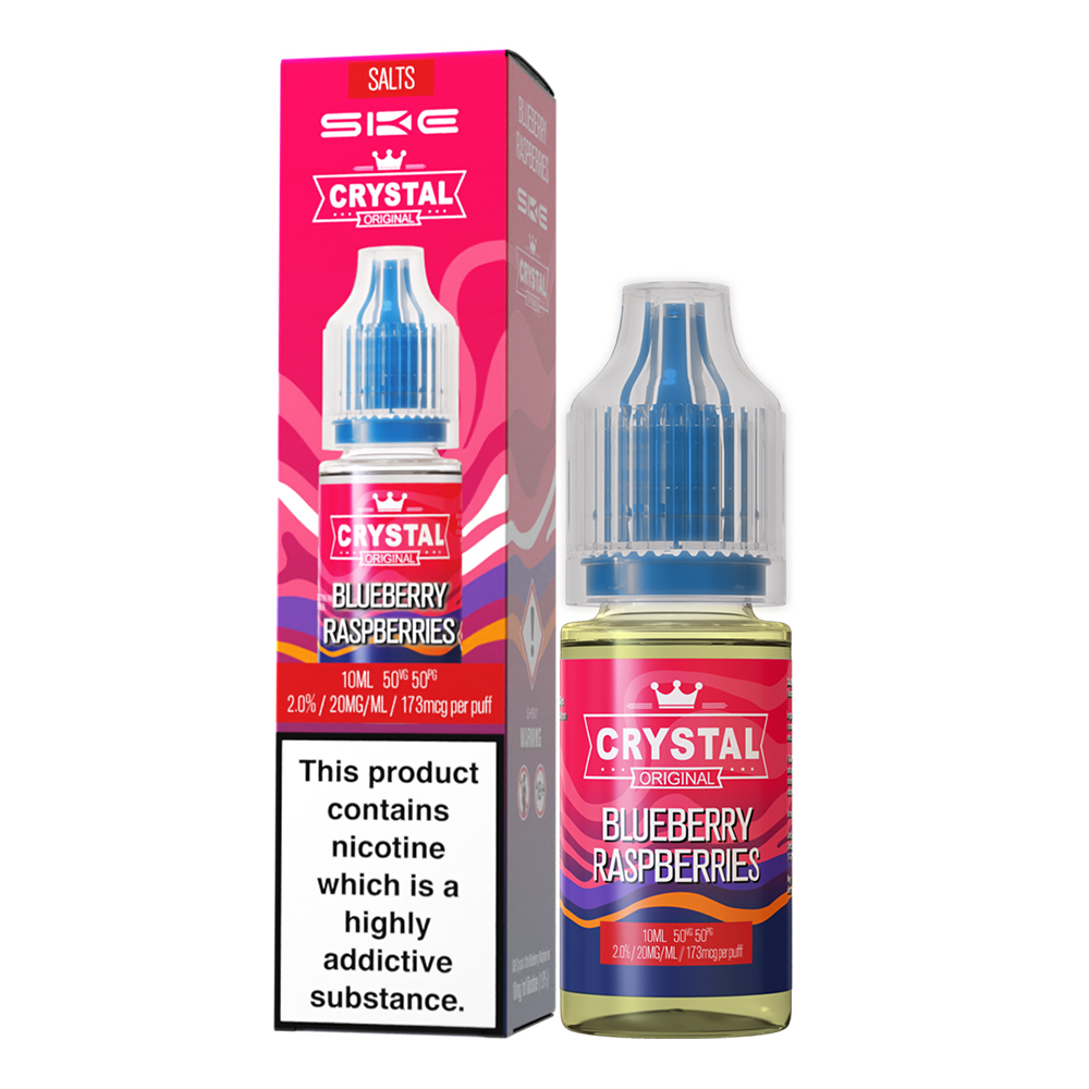 10x SKE Crystal Liquid - Blueberry Raspberries - 10ml Nikotinsalzliquid