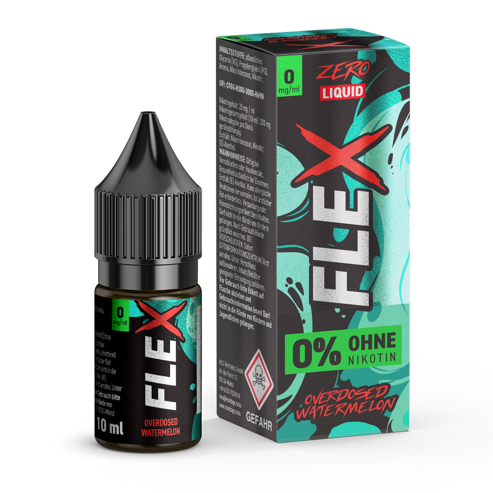 15x Revoltage Flex Overdosed - Watermelon - Nikotinsalz Liquid
