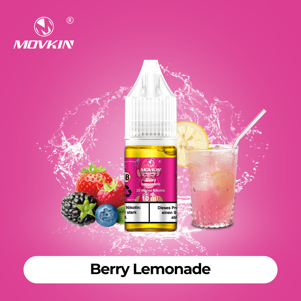 10x Movkin Liquid Berry Lemonade - 10ml