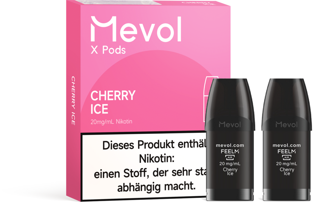 10x Mevol X Pro - Cherry Ice - 20mg Nikotingehalt
