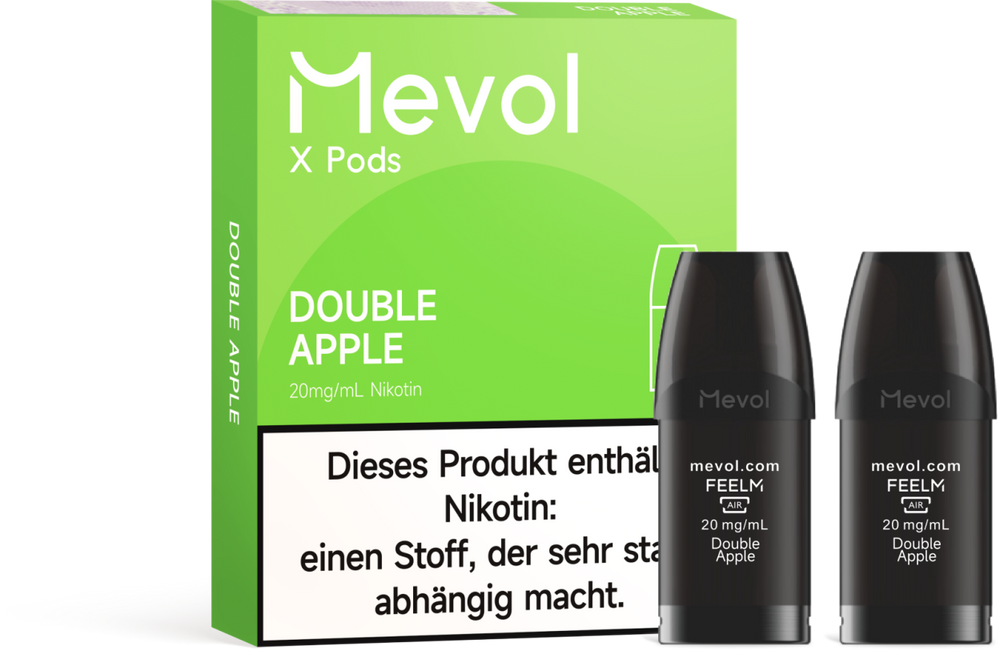 10x Mevol X Pro - Double Apple - 20mg Nikotingehalt