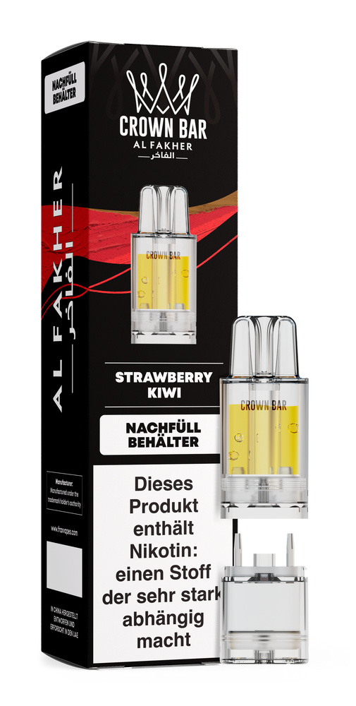 5x Al Fakher 12K PRO MAX Pod - Strawberry Kiwi - 20mg Nikotingehalt
