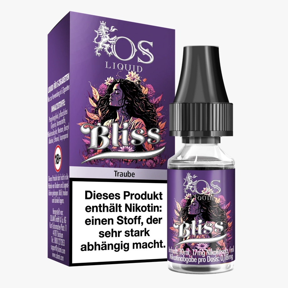 10x Os Liquid - 10ml -  17mg Nikotingehalt