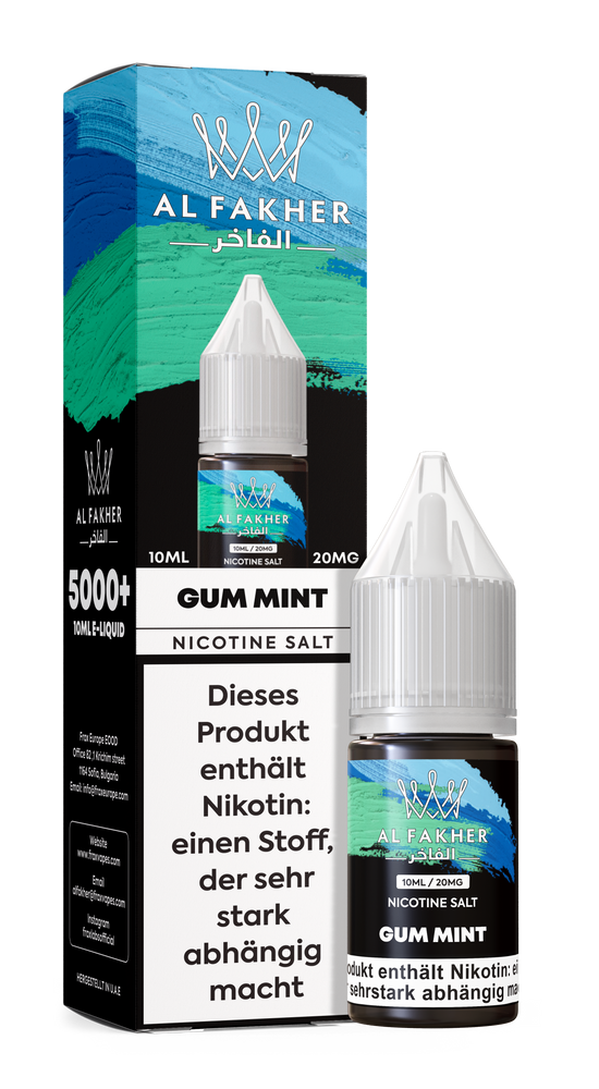10x Al Fakher Liquid - GUM MINT