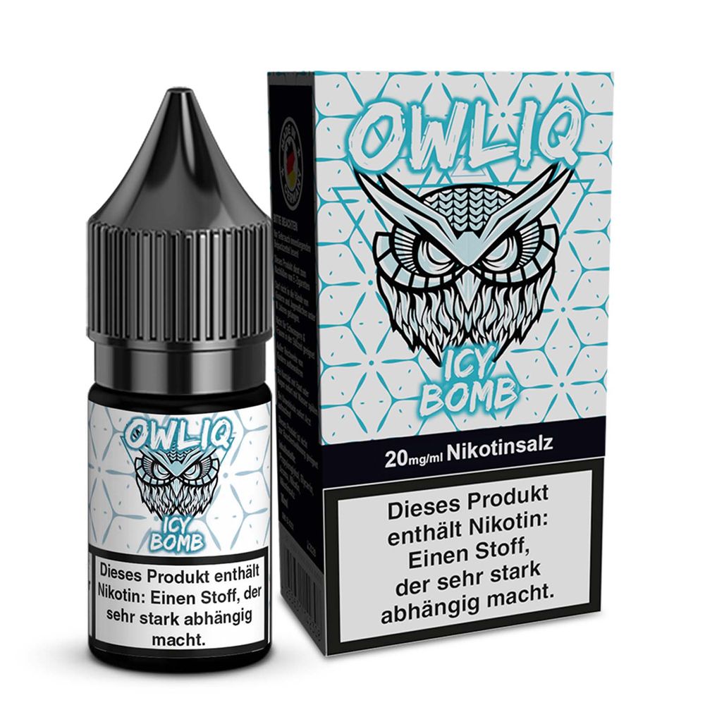 10x OWLIQ Nikotinsalz Liquid - Icy Bomb - 10ml