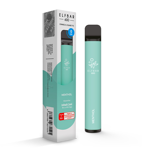 10 x ELFBAR 600 Menthol Nikotinfrei
