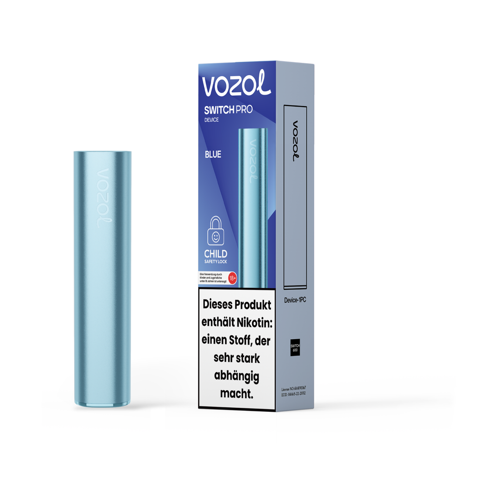 [10 + 10 Gratis] VOZOL Switch Pod Kit 400 mAh - Farbe Blue