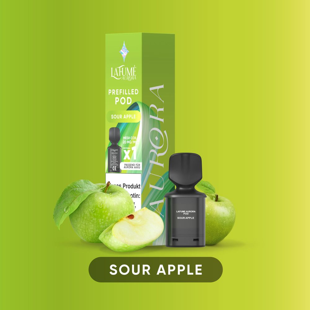 10x Lafume Aurora Pod - Sour Apple 20mg Nikotin