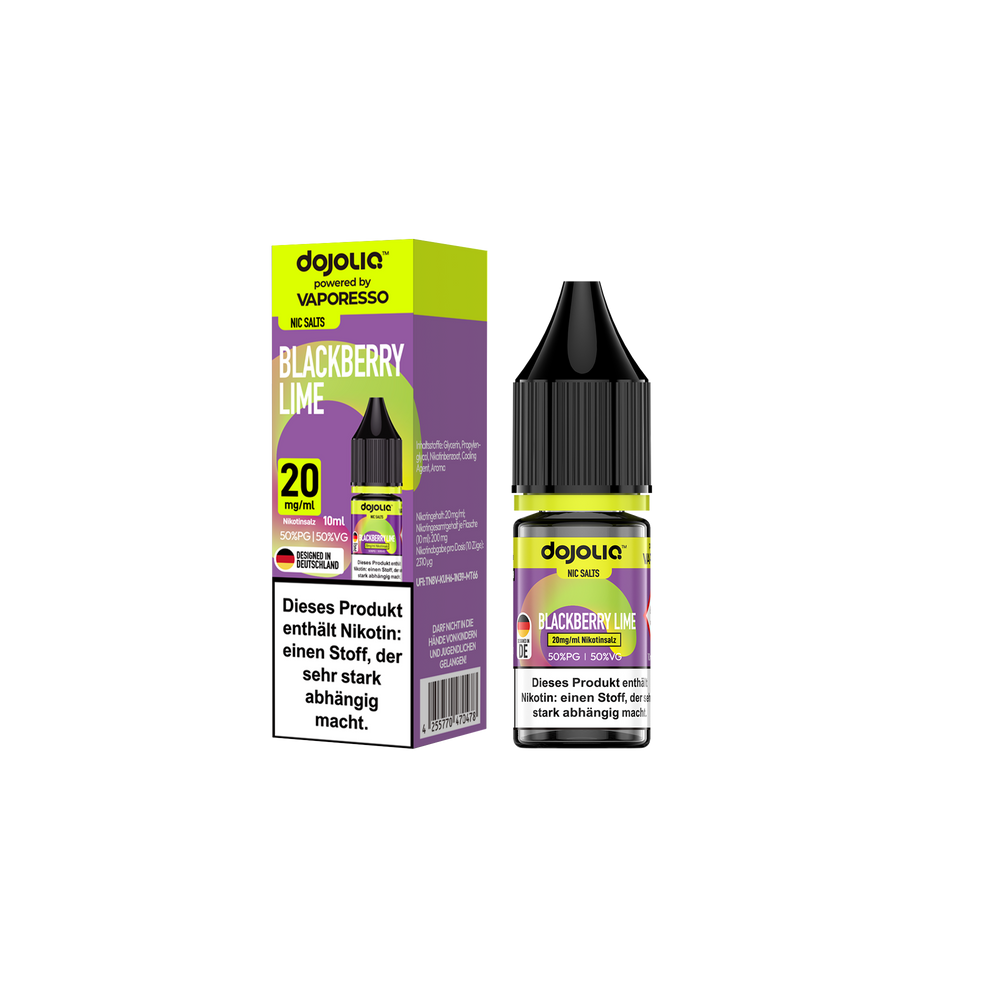 10x DOJOLIQ Blackberry Lime Liquid - 10ml