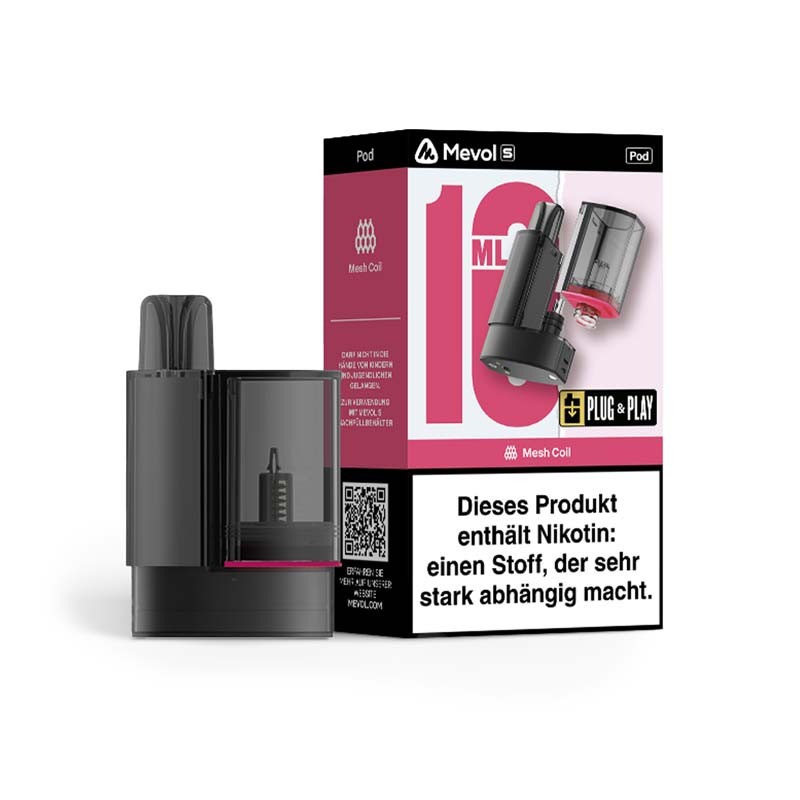 5x Mevol S Pod - 0ml