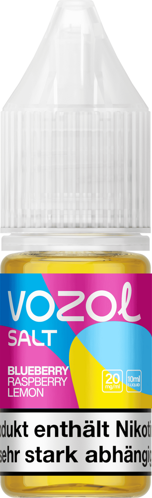 10x Vozol Liquid - Blueberry Raspberry Lemon - 10ml