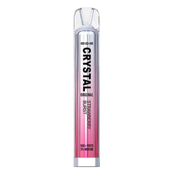 10 x SKE Crystal Bar 600 Strawberry Burst 2% Nikotin