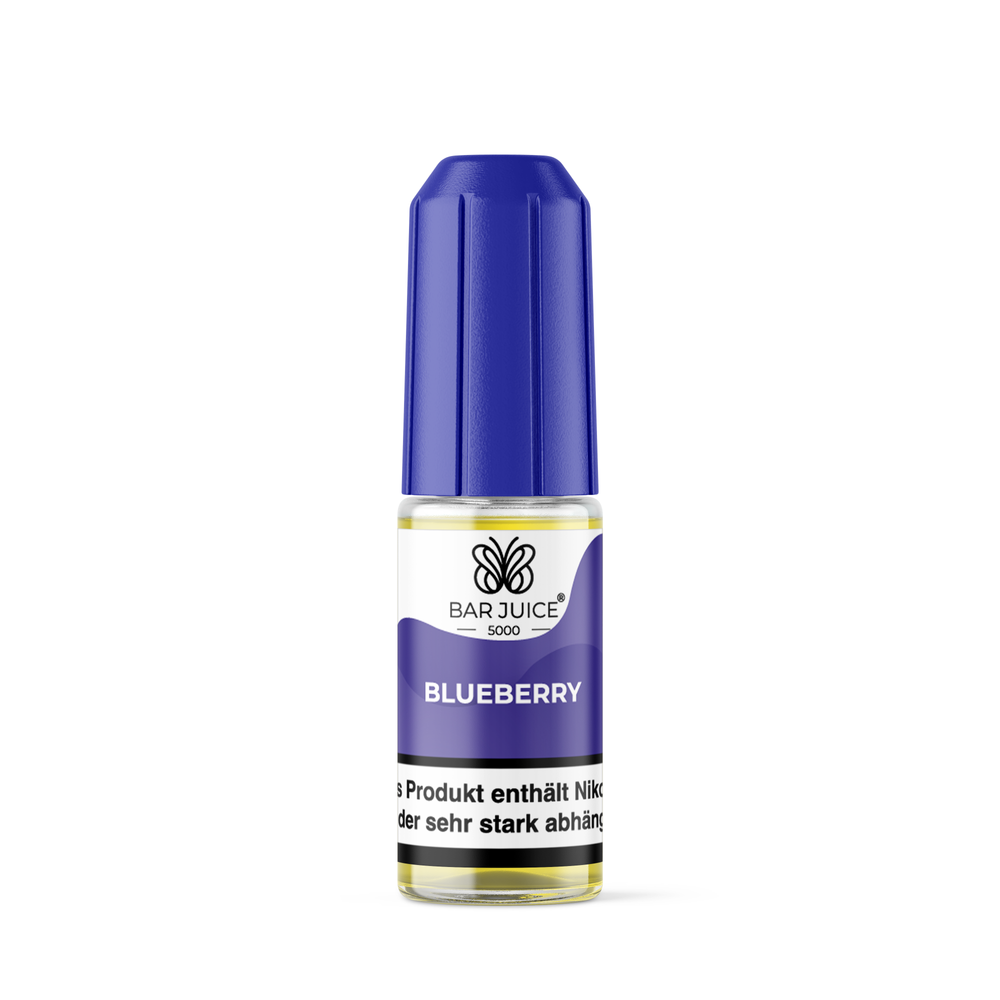 10x Bar Juice 5000 Blueberry Nikotinsalz Liquid 10 ml