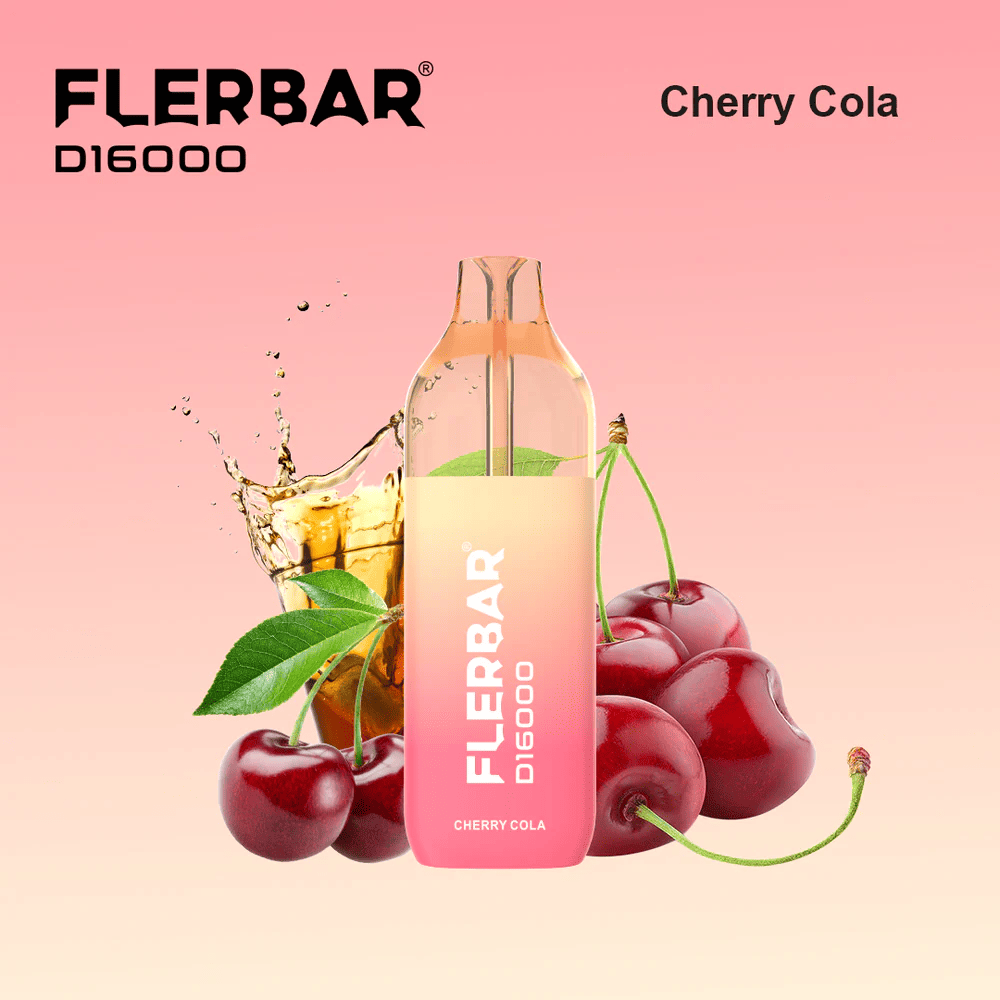 10x Flerbar D16000 Cherry Cola 2ml + 10ml