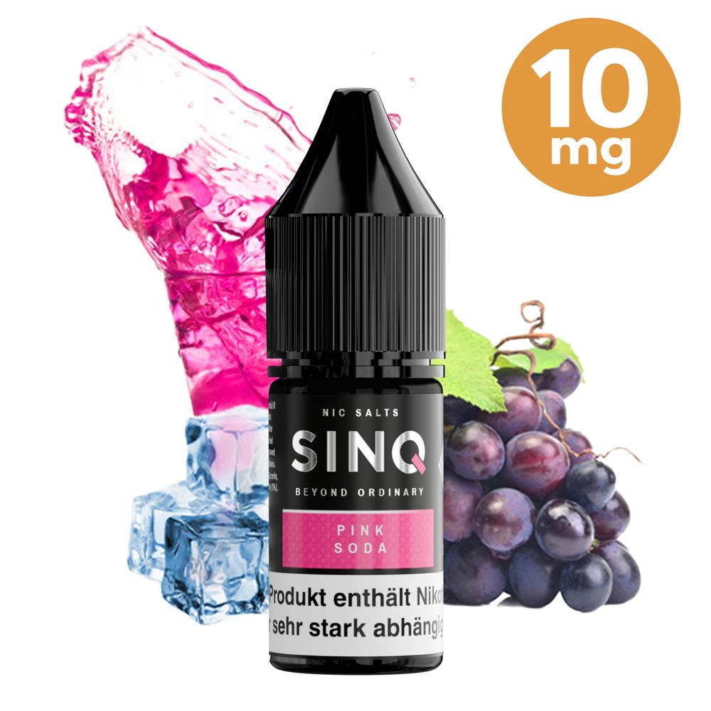 5x SINQ Liquids Pink Soda 10ml