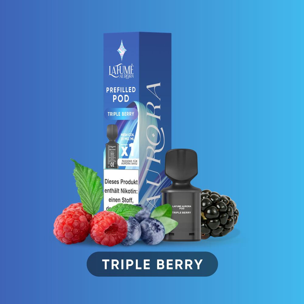 10x Lafume Aurora Pod - Triple Berry 20mg Nikotin