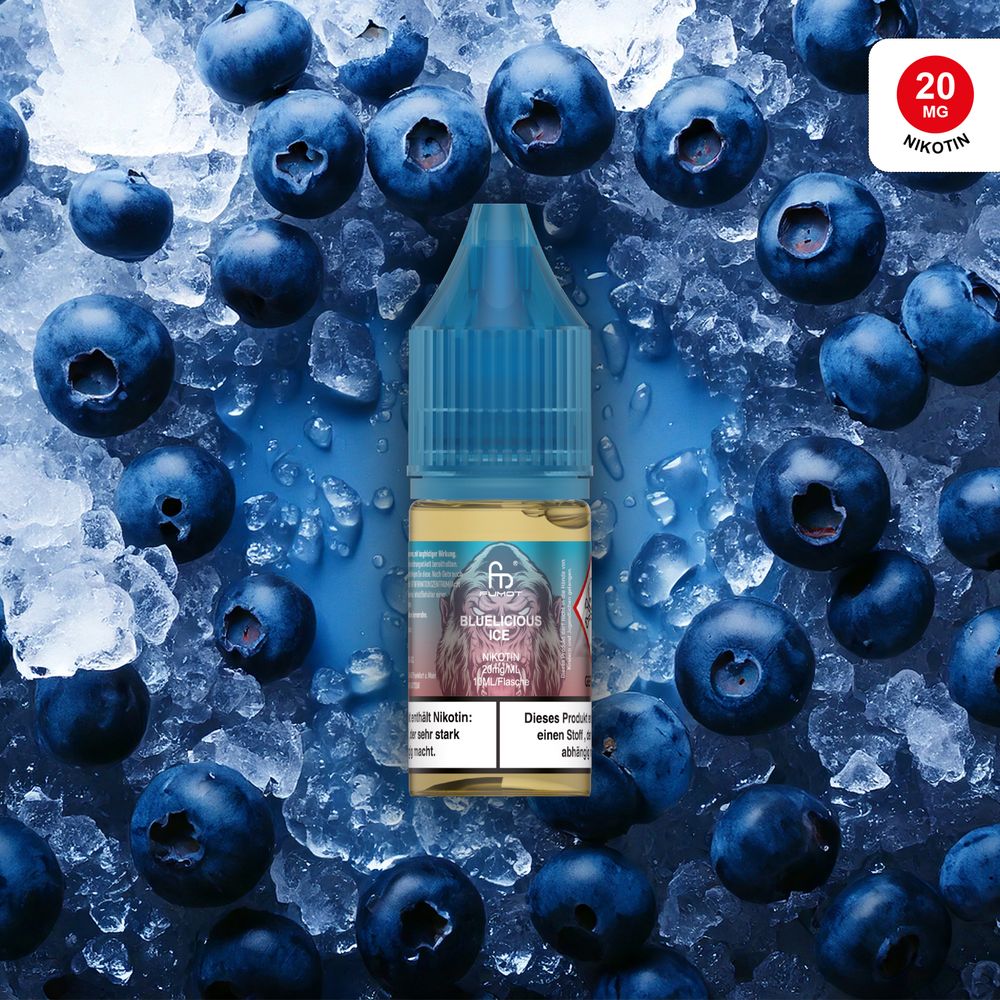 10x RandM Liquid - Bluelicious Ice - 10ml