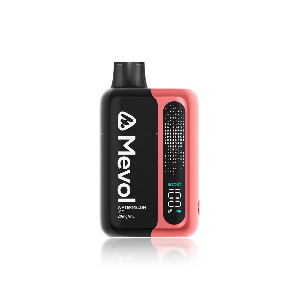 10x Mevol S7000 Watermelon lce 2ml Pod + 10ml E-Liquid Tank