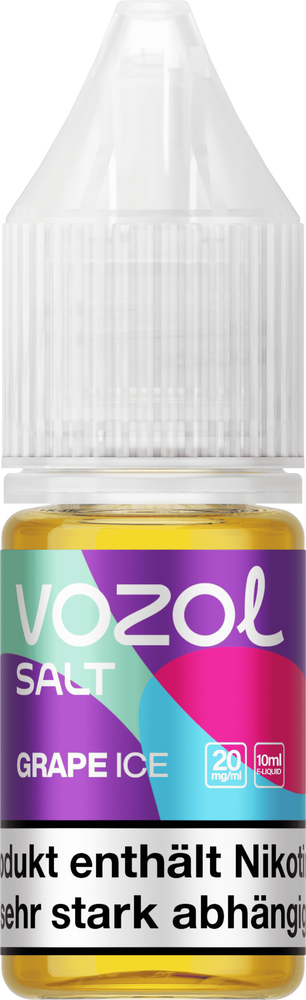 10x Vozol Liquid - Grape Ice - 10ml
