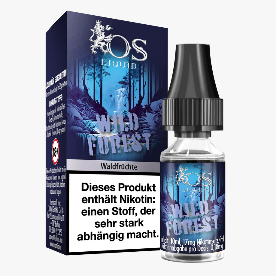 10x Os Liquid - 10ml -  17mg Nikotingehalt