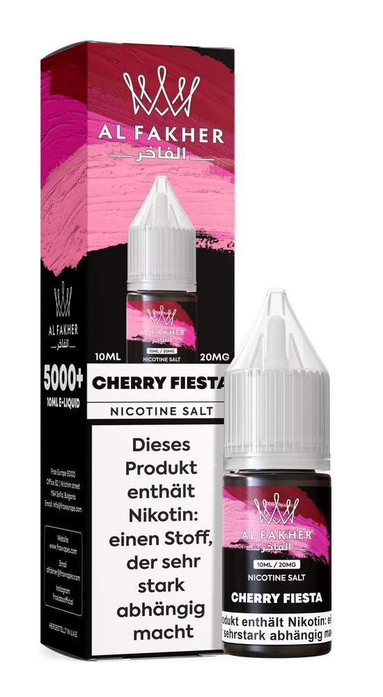 10x Al Fakher Liquid - CHERRY FIESTA
