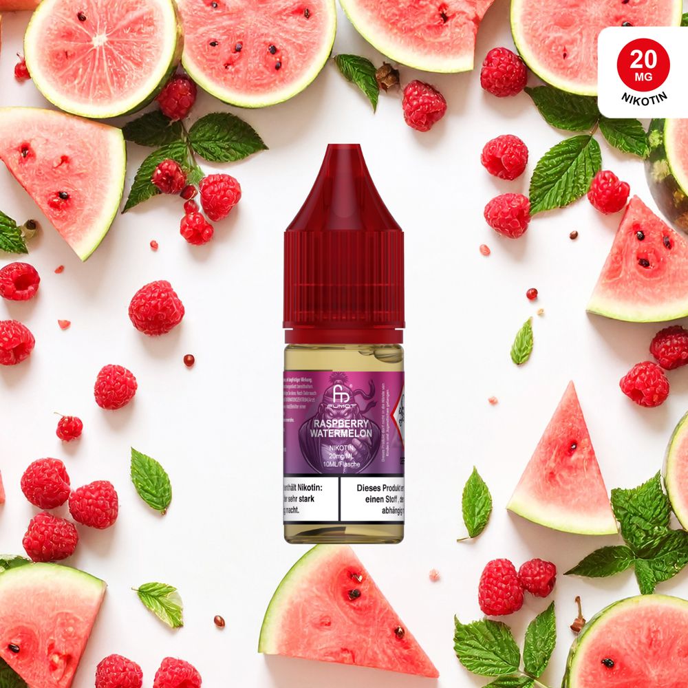 10x RandM Liquid - Raspberry Watermelon - 10ml