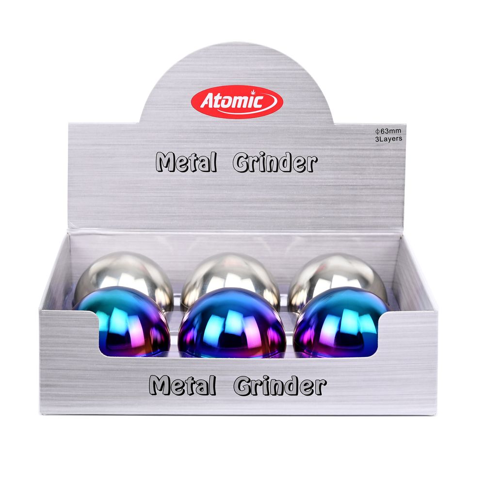 6x Atomic Metall Grinder Kugel