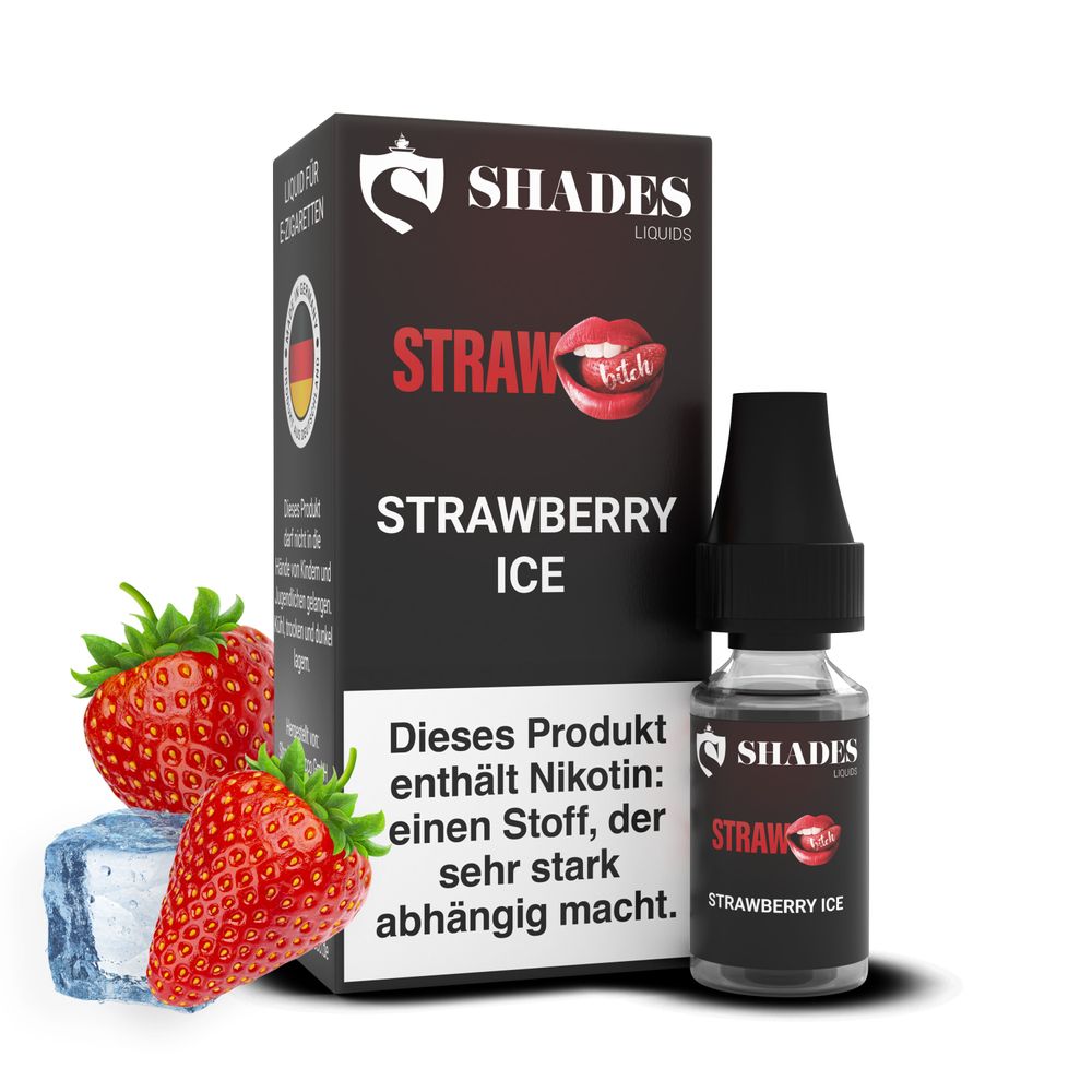 10x Shades Liquids - Strawbitch - 10ml - Geschmack: Strawberry Ice