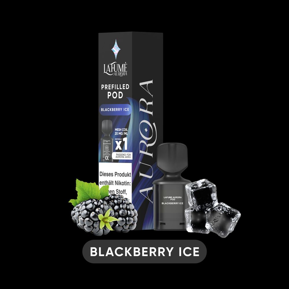 10x Lafume Aurora Pod - Blackberry Ice 20mg Nikotin