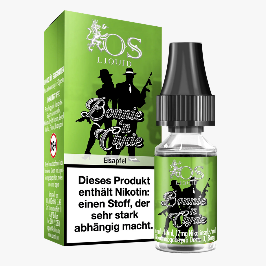 10x Os Liquid - 10ml -  17mg Nikotingehalt