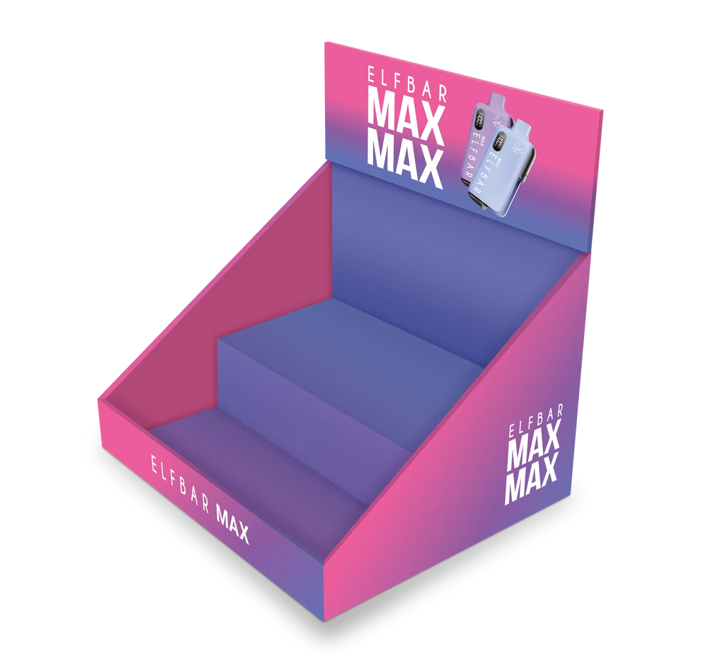 Elfbar Max Leer-Display (2 Ebenen) für das gesamte Produktsystem