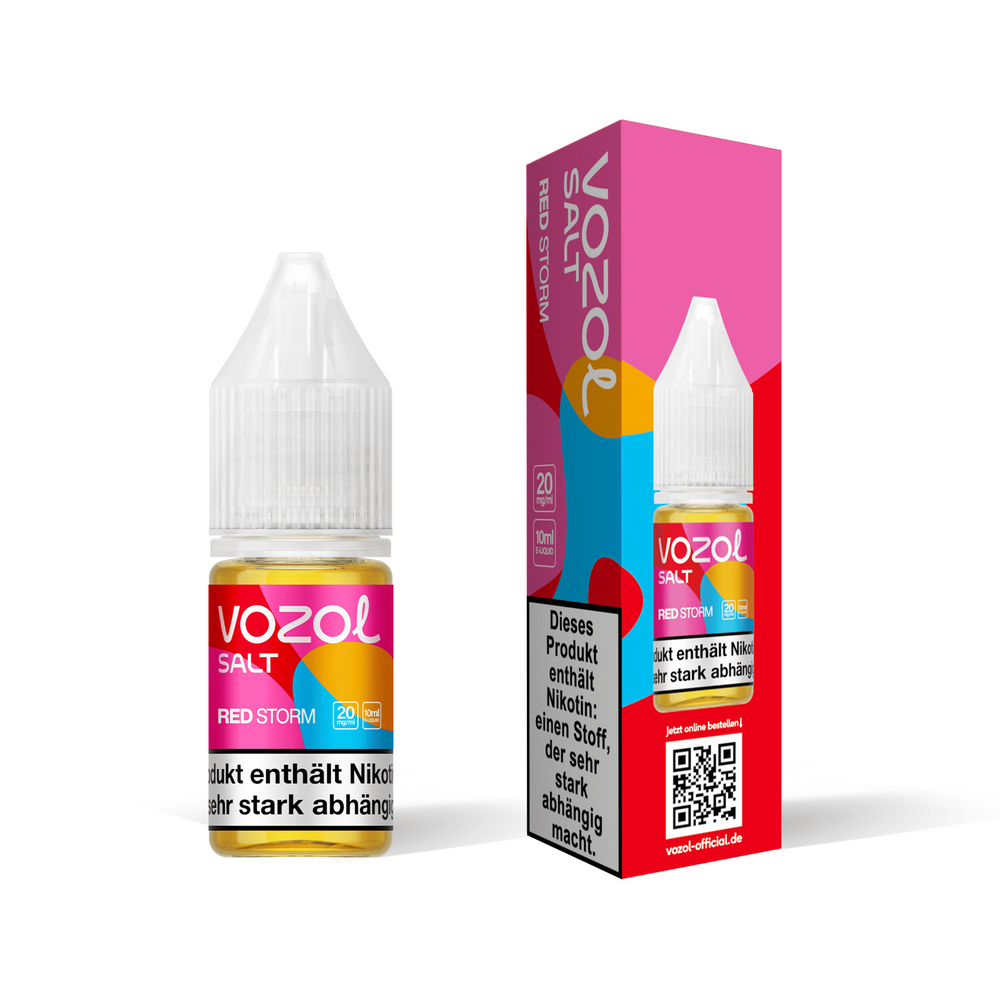 10x Vozol Liquid - Red Storm - 10ml