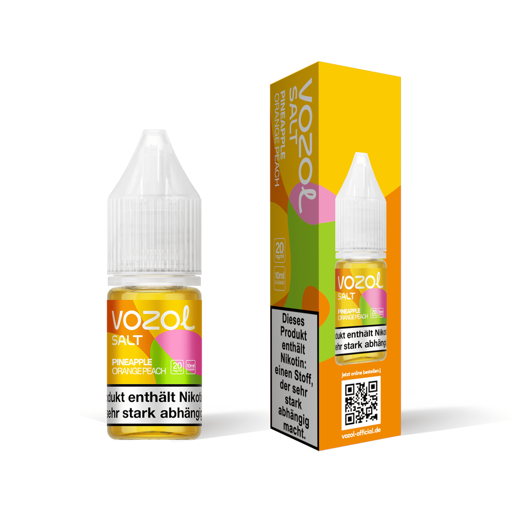 10x Vozol Liquid - Pineapple Orange Peach - 10ml