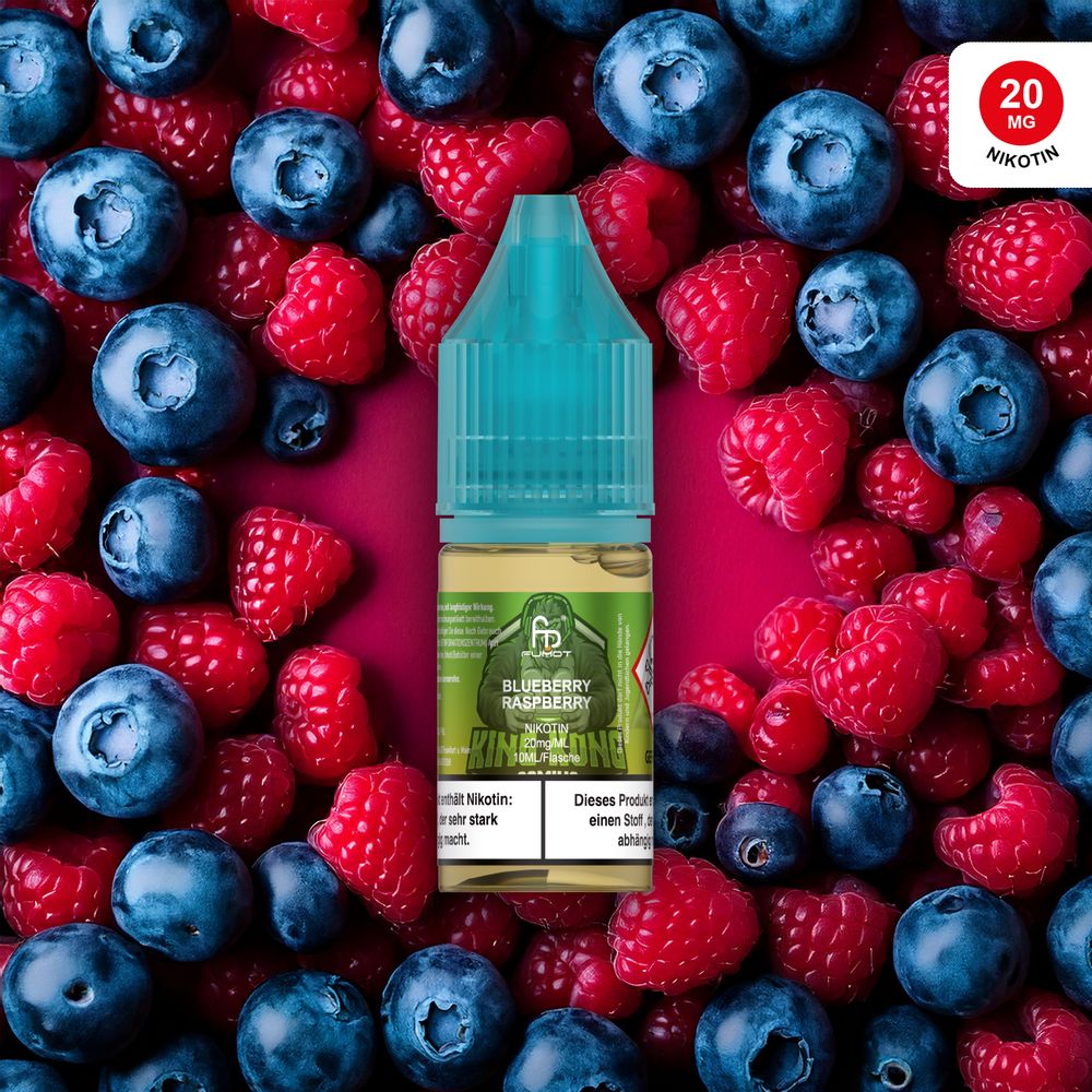 10x RandM Liquid - Blueberry Raspberry - 10ml