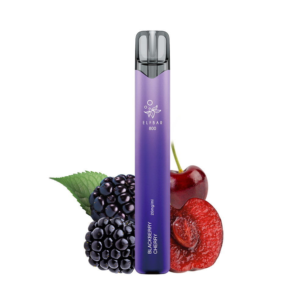 10x ELFBAR 800 Blackberry Cherry 20mg Nikotin